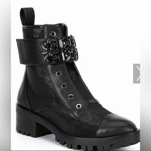 Karl LAGERFELD Pippa Mesh Combat Boots